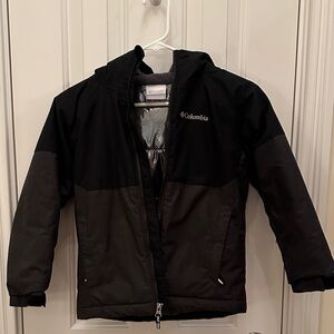 Columbia Kids Black and Gray Winter Coat